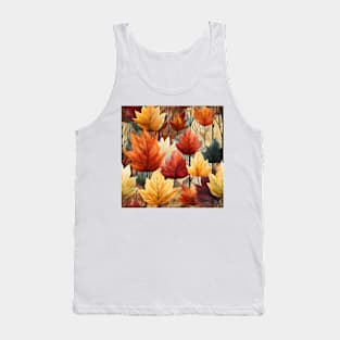 Autumn Leaves Pattern 13 Tank Top